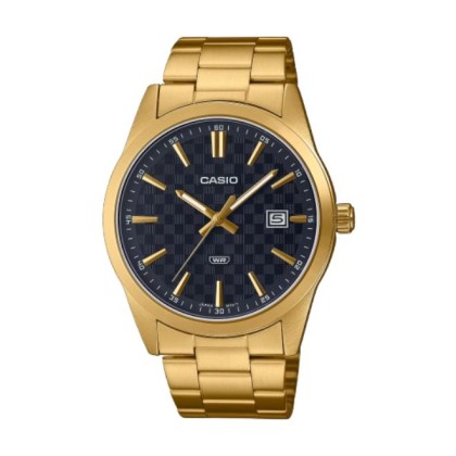 Casio General MTP-VD03G-1A Gold Stainless Steel Band Men Watch